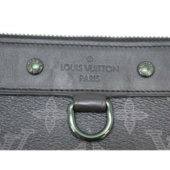Louis Vuitton Pochette Apollo Clutch Bag Vivienne Monogram Eclipse Black - Picture 6 of 6